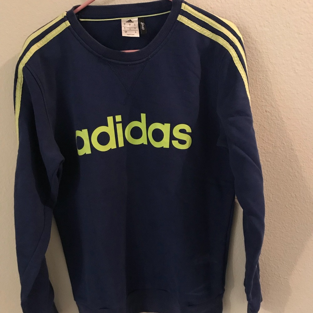 Classic Adidas sweatshirt. Climalite technology.